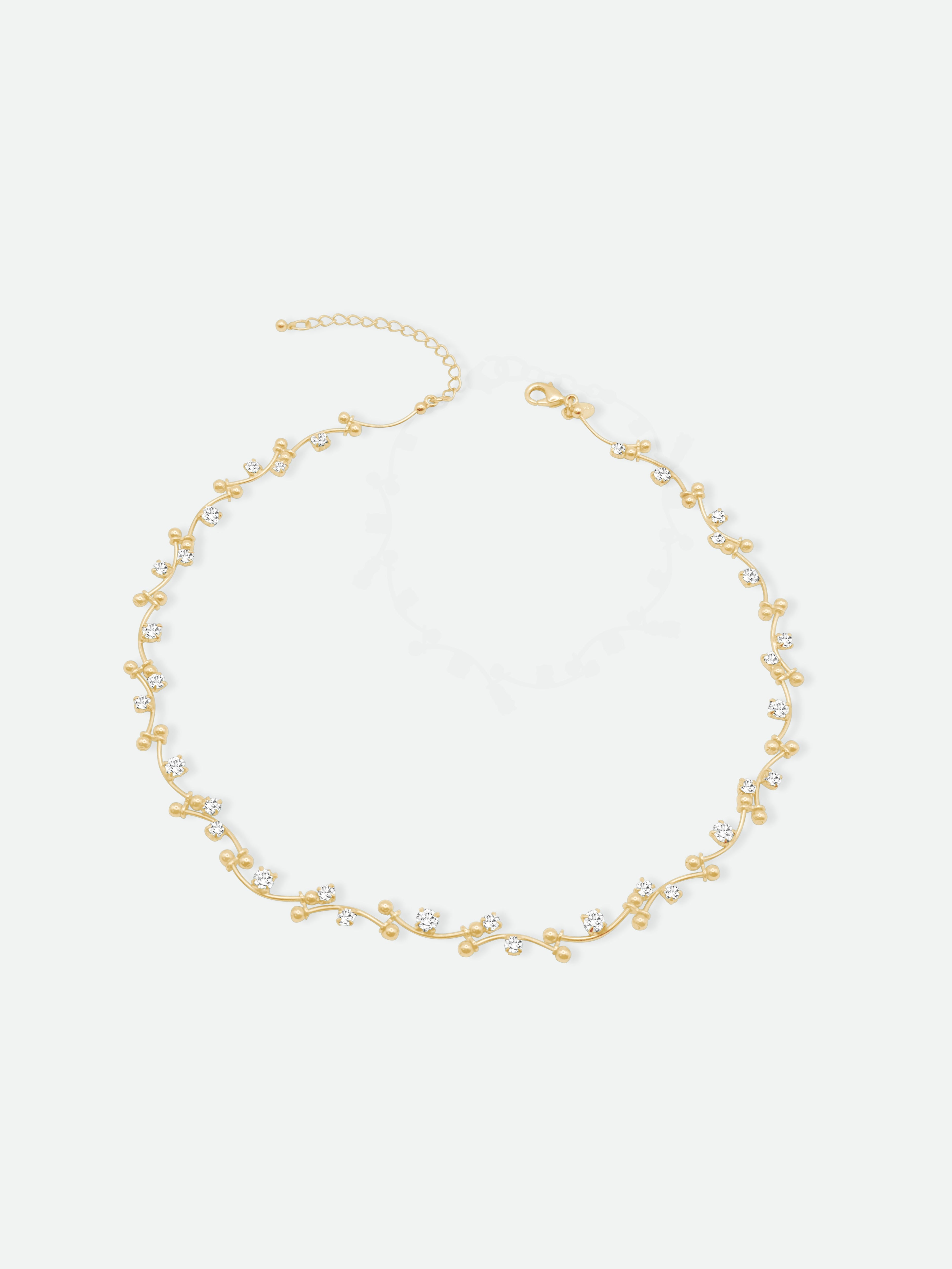 1990s Monet Crystal Necklace