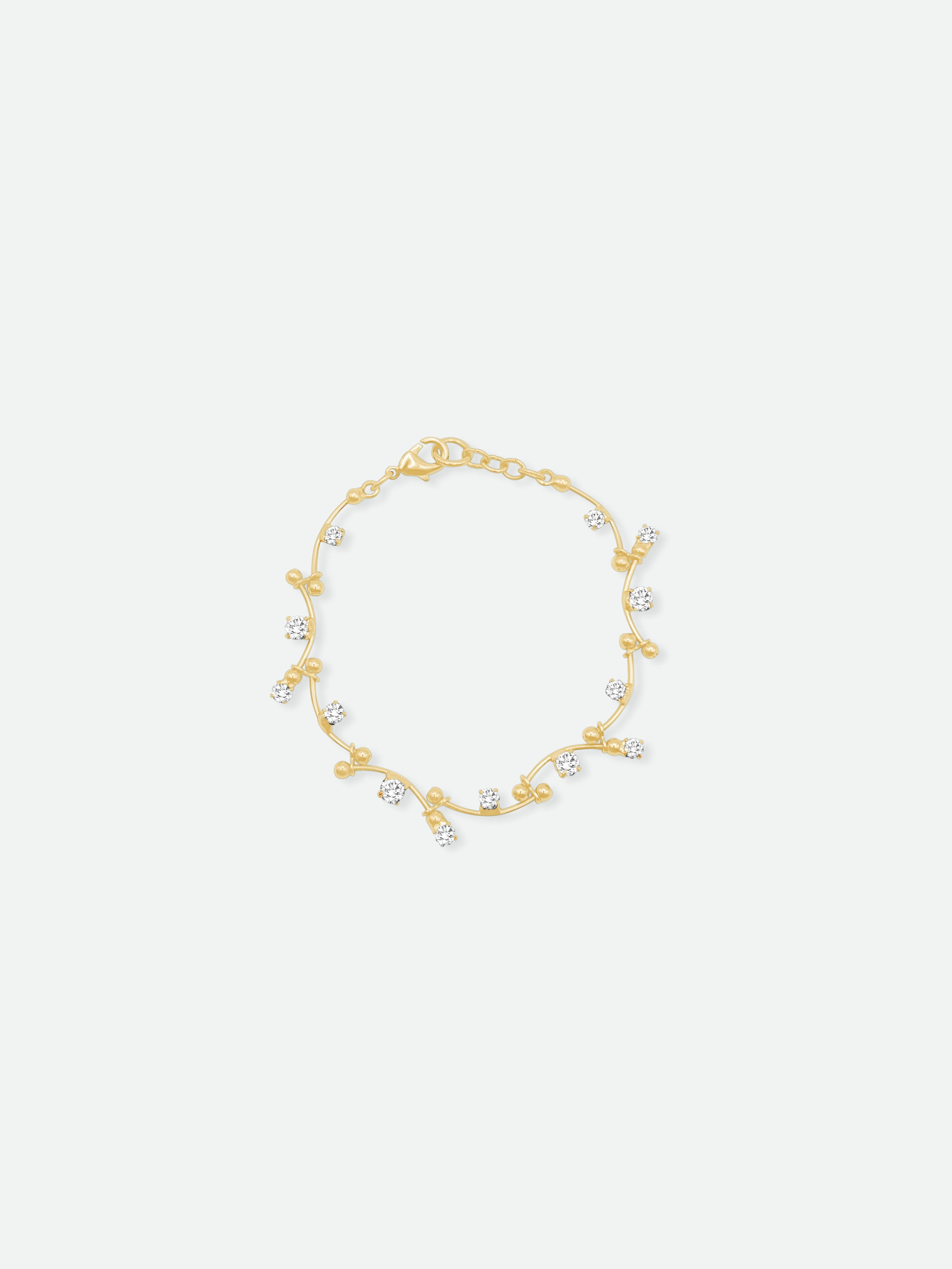 1990s Monet Crystal Bracelet