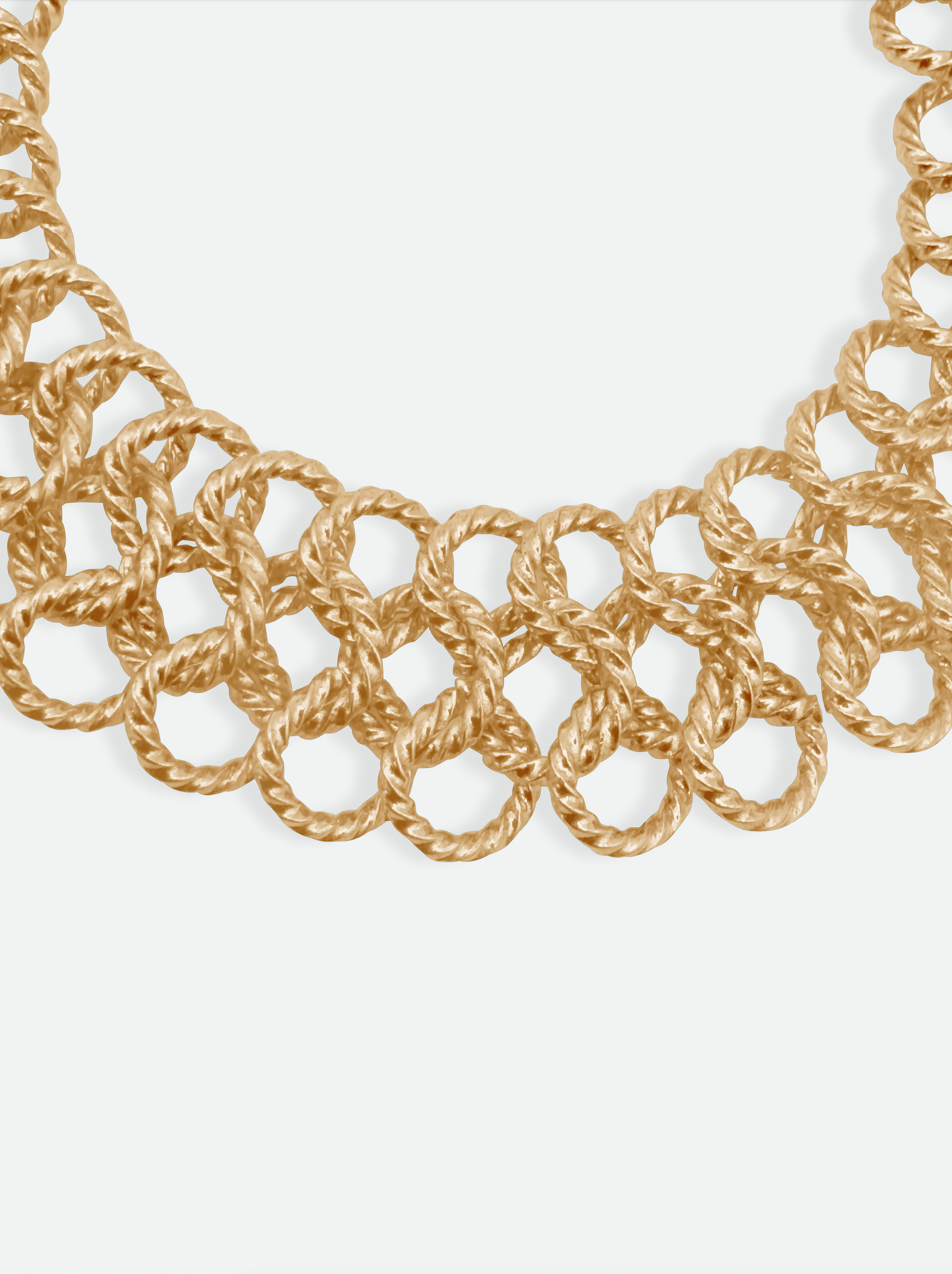 Vintage Oscar De La Renta Gold Link Bracelet