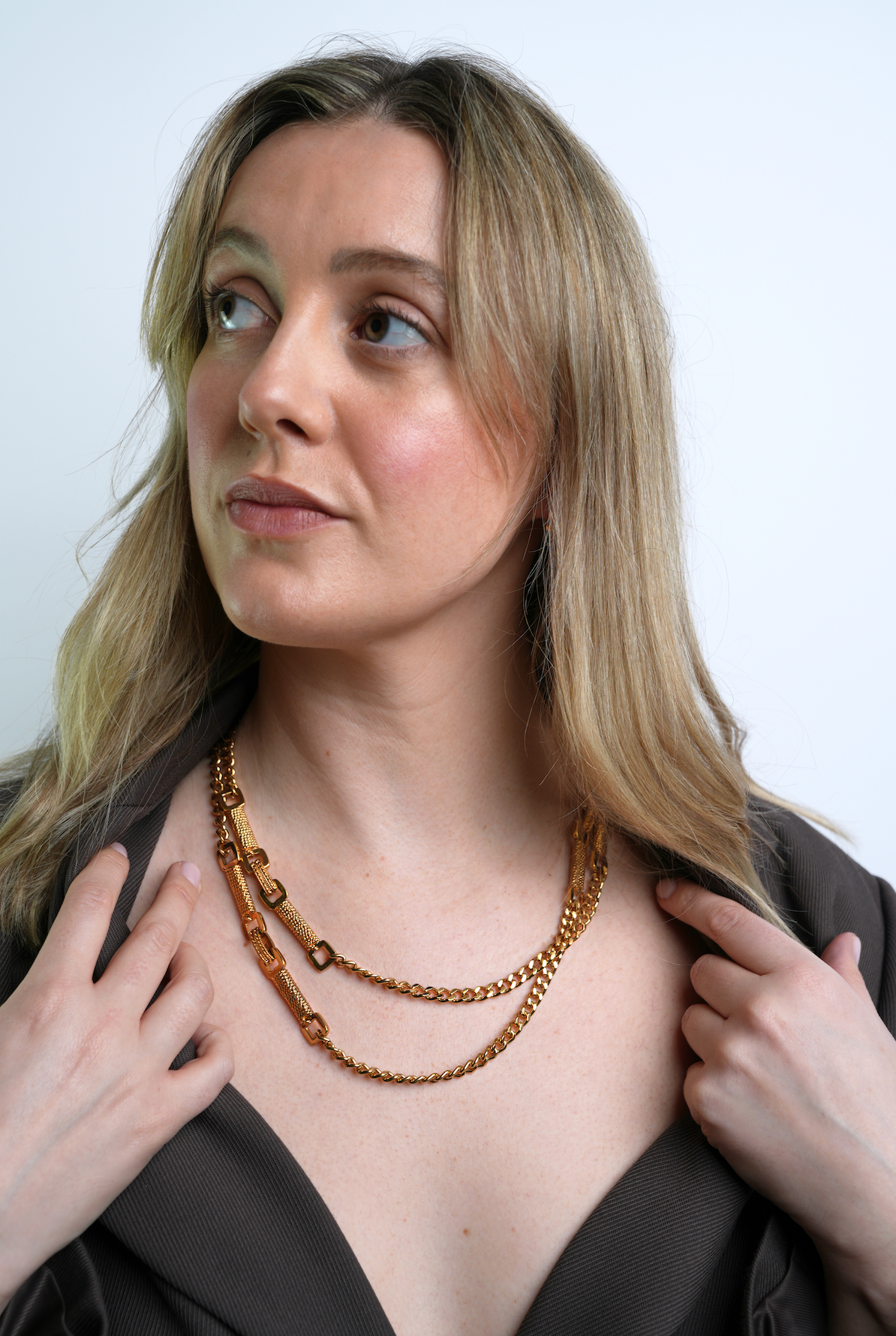 Vintage Monet Gold Necklace