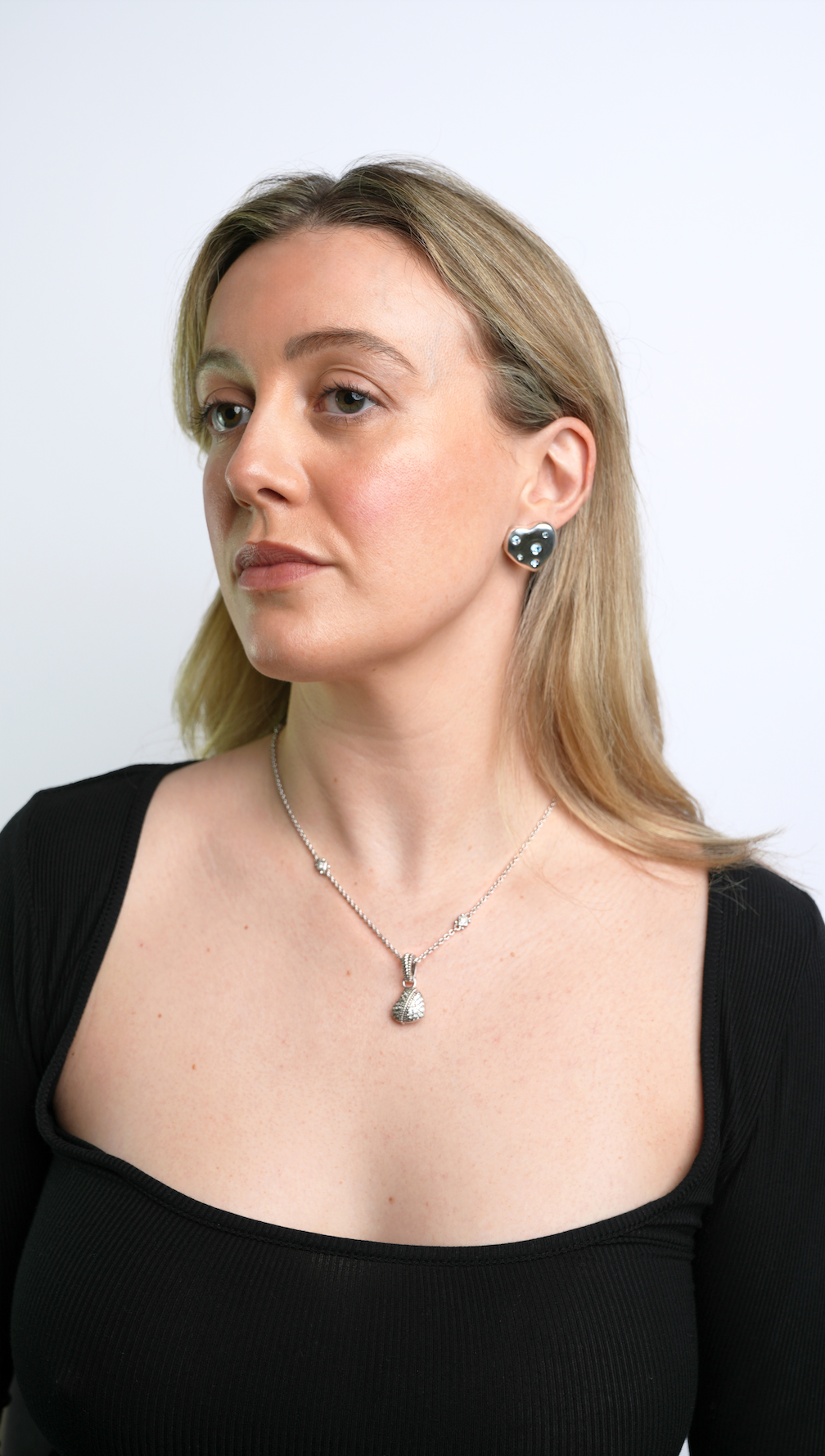 Judith Ripka Heart Charm Necklace