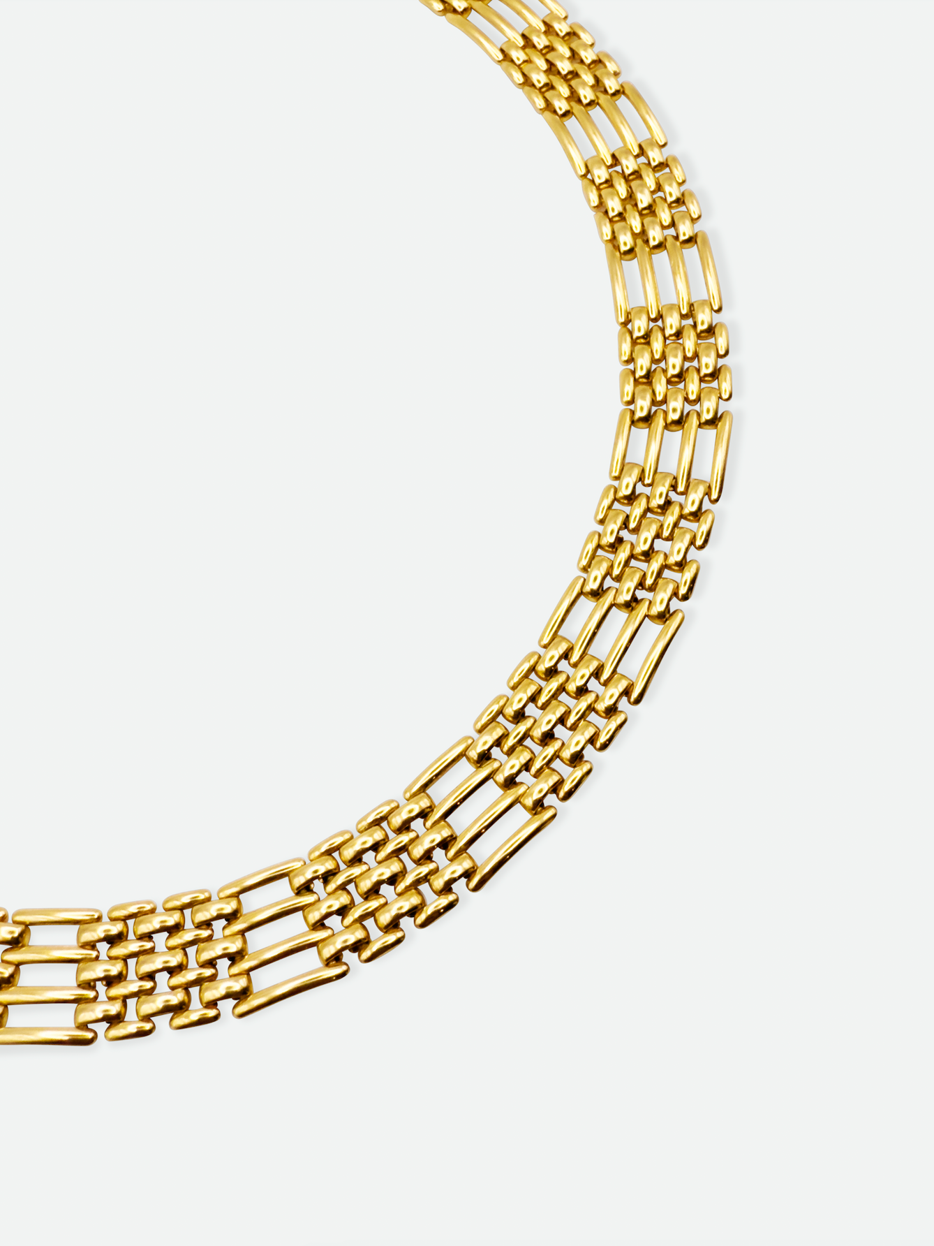 Vintage Napier Watch Band Necklace