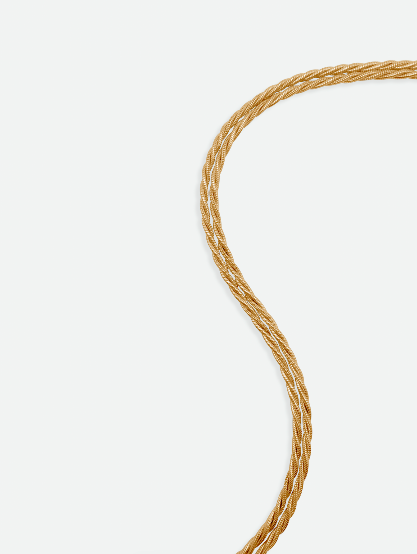 Vintage Monet Twisted Rope Necklace