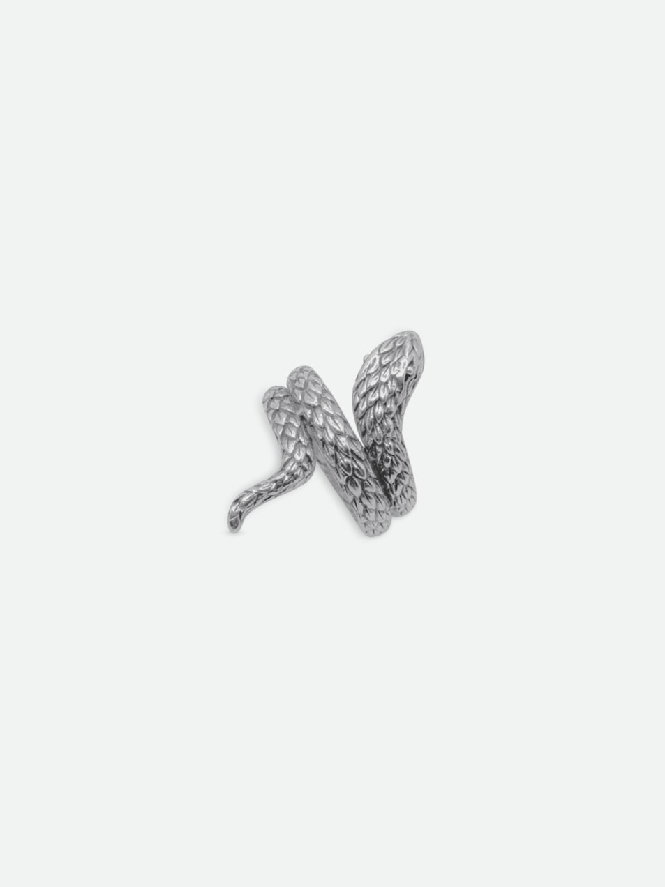 Coveted Silver Snake Ring